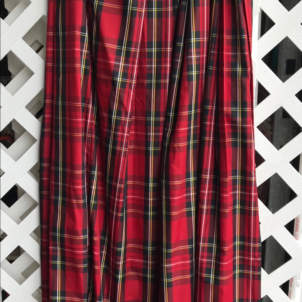 Joan Rivers QVC Holiday Plaid Maxi Skirt